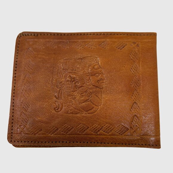 Handcrafted Honduras Roatán 2012 Leather Souvenir Bag & Wallet Set - Picture 6 of 10